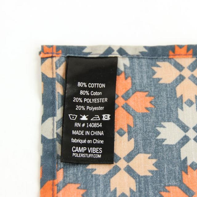 ポーラー POLER 正規販売店 バンダナ スカーフ BANDANAS 636026-BRN BROWN