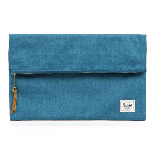 ハーシェル Herschel Supply 正規販売店 クラッチバッグ CARTER LARGE CLASSICS WOMEN'S POUCHES 10207-01260-OS PETROL CROSSHATCH