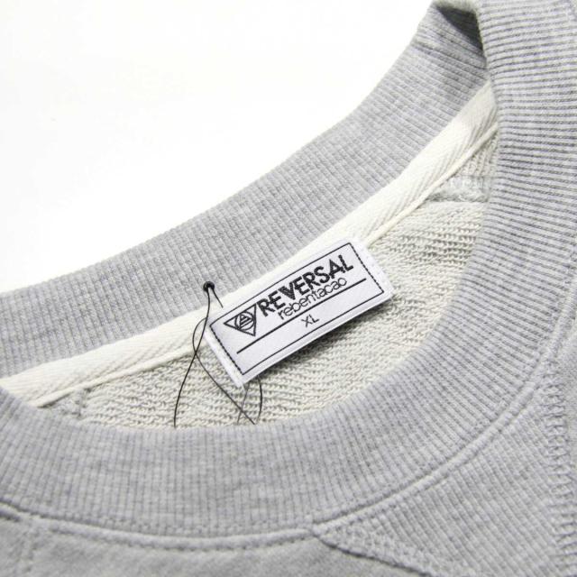 リバーサル REVERSAL メンズ スウェット RVRB SWEAT CREW NECK rvsf16aw005 SURF GRAY