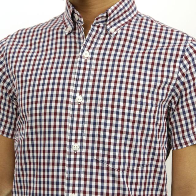 ジェイクルー J.CREW 正規品 メンズ 長袖シャツ SHORT-SLEEVE SLIM WASHED SHIRT e9547