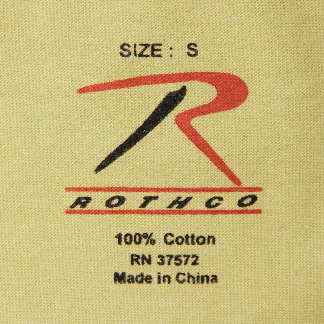 ロスコ Tシャツ 正規品 ROTHCO 半袖Tシャツ ROTHCO SOLID COLOR 100% COTTON T-SHIRT 8570 DESERT SAND