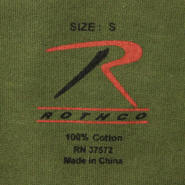 ロスコ Tシャツ 正規品 ROTHCO 半袖Tシャツ ROTHCO SOLID COLOR 100% COTTON T-SHIRT 7979 OLIVE DRAB