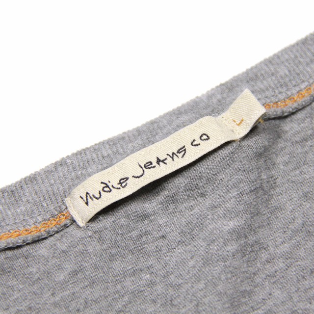 ヌーディージーンズ Nudie Jeans 正規販売店 メンズ 半袖Tシャツ O-Neck Tee B04 Greymelange 131411