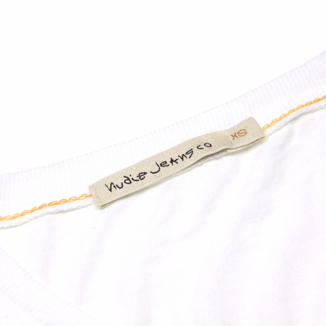 ヌーディージーンズ Nudie Jeans 正規販売店 メンズ 半袖Tシャツ O-Neck Tee W04 Offwhite 131411