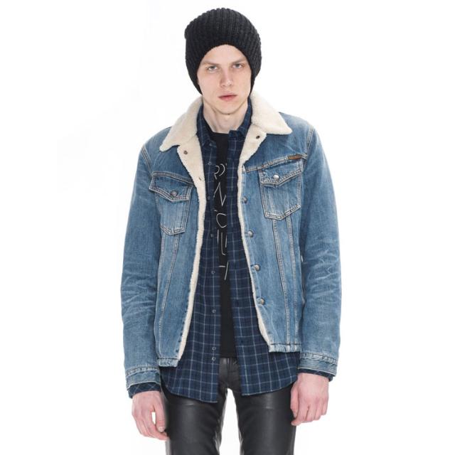 ヌーディージーンズ Nudie Jeans 正規販売店 メンズ アウタージャケット Lenny B26 Denim 160388