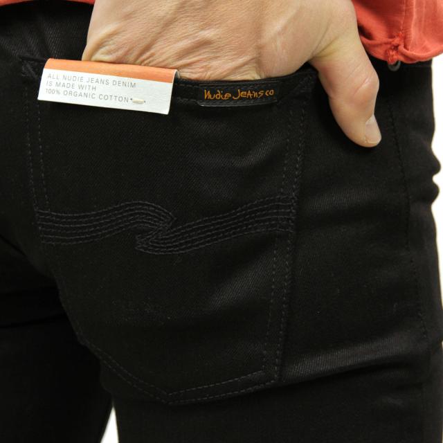 ヌーディージーンズ Nudie Jeans 正規販売店 メンズ ジーンズ Lean Dean 470 Dry Cold Black 111821