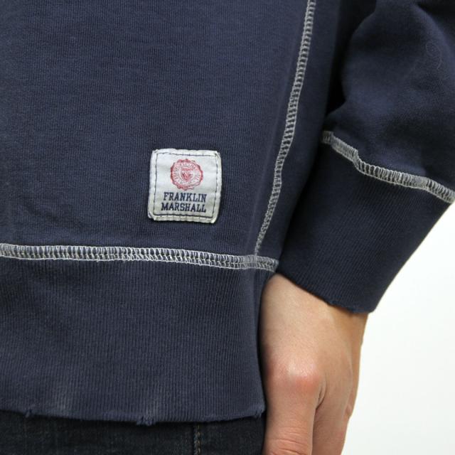 フランクリン＆マーシャル FRANKLIN＆MARSHALL 正規販売店 メンズ スウェット CREW NECK FLEECE NAVY FLMAL178AN 4108
