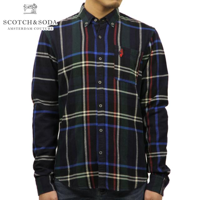 スコッチアンドソーダ シャツ メンズ 正規販売店 SCOTCH＆SODA 長袖