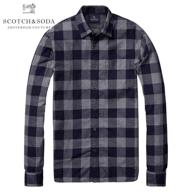 スコッチアンドソーダ シャツ メンズ 正規販売店 SCOTCH＆SODA 長袖