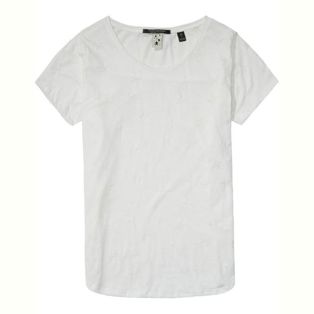 メゾンスコッチ MAISON SCOTCH 正規販売店 レディース 半袖Tシャツ Crew neck tee 102147 01