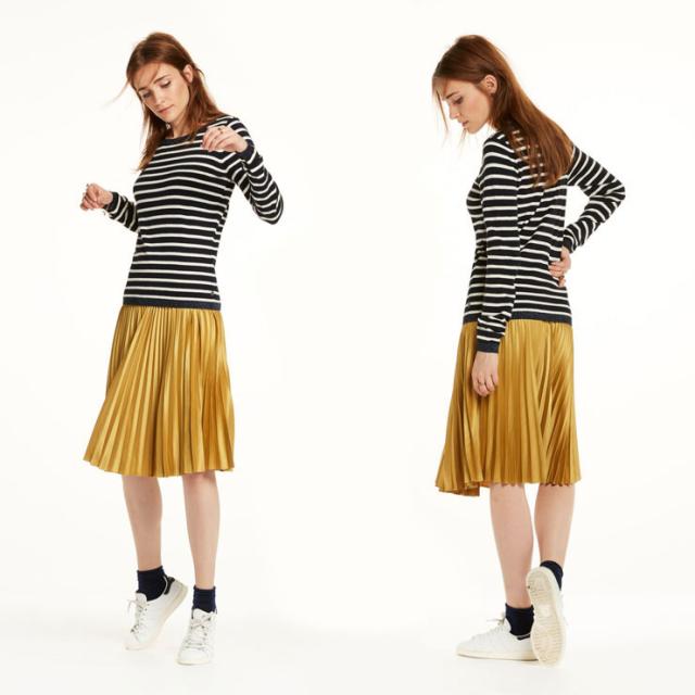 メゾンスコッチ MAISON SCOTCH 正規販売店 レディース 長袖Tシャツ Basic pullover with rib details 102206 17