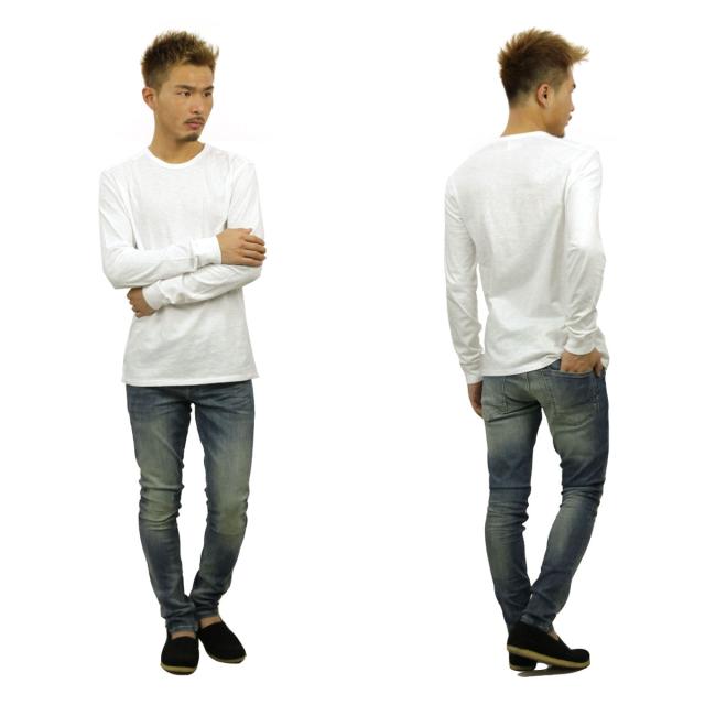 ジェイクルー J.CREW 正規品 メンズ 長袖Tシャツ LONG-SLEEVE TEXTURED COTTON T-SHIRT b4786