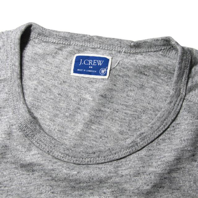 ジェイクルー J.CREW 正規品 メンズ 長袖Tシャツ LONG-SLEEVE TEXTURED COTTON T-SHIRT b4786