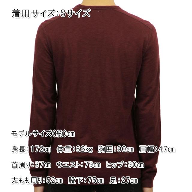 ジェイクルー J.CREW 正規品 メンズ 長袖Tシャツ LONG-SLEEVE TEXTURED COTTON T-SHIRT b4786