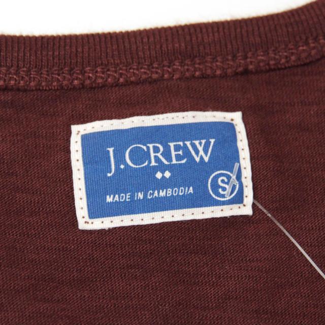 ジェイクルー J.CREW 正規品 メンズ 長袖Tシャツ LONG-SLEEVE TEXTURED COTTON T-SHIRT b4786