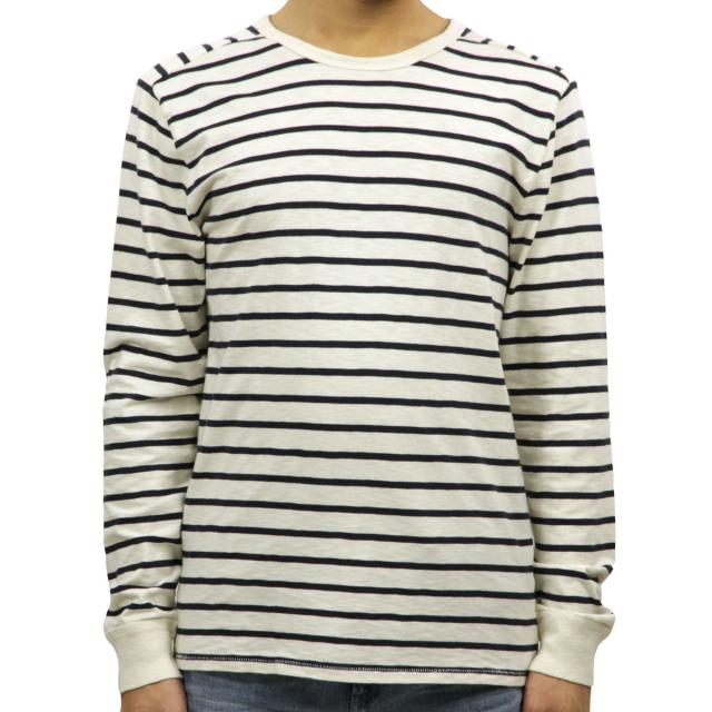 ジェイクルー J.CREW 正規品 メンズ 長袖Tシャツ LONG-SLEEVE DECK-STRIPED TEXTURED COTTON T-SHIRT c7931