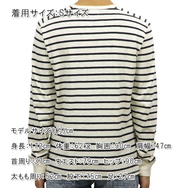 ジェイクルー J.CREW 正規品 メンズ 長袖Tシャツ LONG-SLEEVE DECK-STRIPED TEXTURED COTTON T-SHIRT c7931
