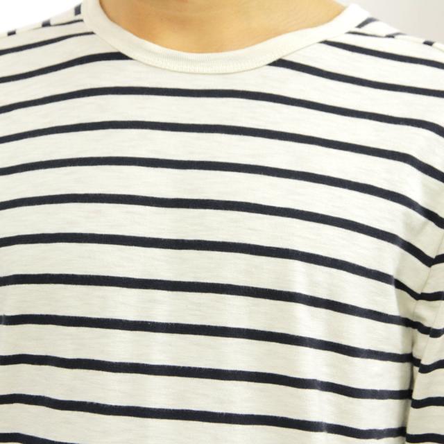 ジェイクルー J.CREW 正規品 メンズ 長袖Tシャツ LONG-SLEEVE DECK-STRIPED TEXTURED COTTON T-SHIRT c7931