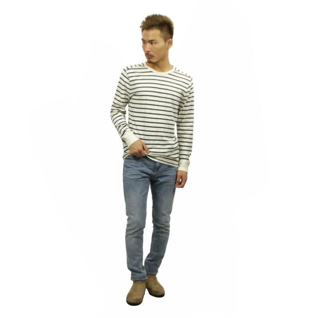 ジェイクルー J.CREW 正規品 メンズ 長袖Tシャツ LONG-SLEEVE DECK-STRIPED TEXTURED COTTON T-SHIRT c7931
