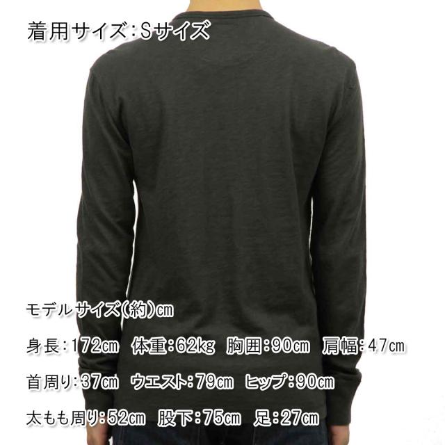 ジェイクルー J.CREW 正規品 メンズ 長袖Tシャツ TEXTURED COTTON HENLEY a9084
