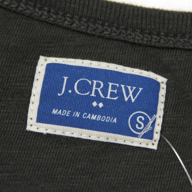 ジェイクルー J.CREW 正規品 メンズ 長袖Tシャツ TEXTURED COTTON HENLEY a9084