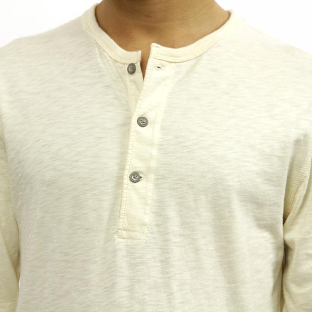 ジェイクルー J.CREW 正規品 メンズ 長袖Tシャツ TEXTURED COTTON HENLEY a9084