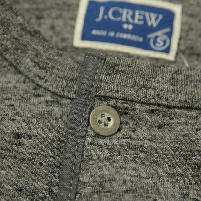ジェイクルー J.CREW 正規品 メンズ 長袖Tシャツ MARLED COTTON HENLEY 02938
