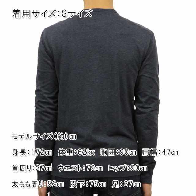 ジェイクルー J.CREW 正規品 メンズ 長袖Tシャツ MARLED COTTON HENLEY 02938