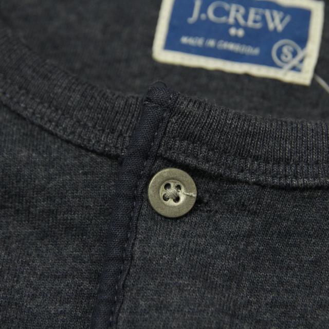 ジェイクルー J.CREW 正規品 メンズ 長袖Tシャツ MARLED COTTON HENLEY 02938