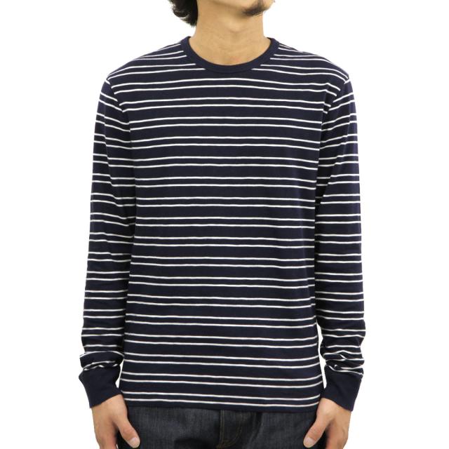 ジェイクルー J.CREW 正規品 メンズ 長袖Tシャツ LONG-SLEEVE SLUB DOUBLE-STRIPED T-SHIRT f4911