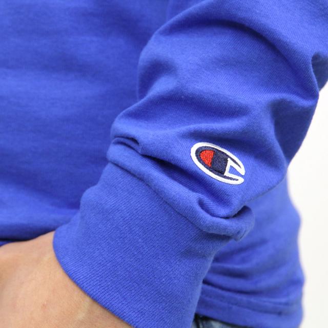 チャンピオン CHAMPION 正規品 メンズ 長袖Tシャツ L/S TEE T2229 Cotton Long Sleeve Tee GUX-SURFTHEWEB C logo on left sleeve