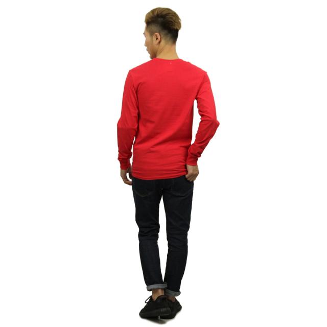 チャンピオン CHAMPION 正規品 メンズ 長袖Tシャツ L/S TEE T2229 Cotton Long Sleeve Tee W3J-TEAMREDSCARLET C logo on left sleeve