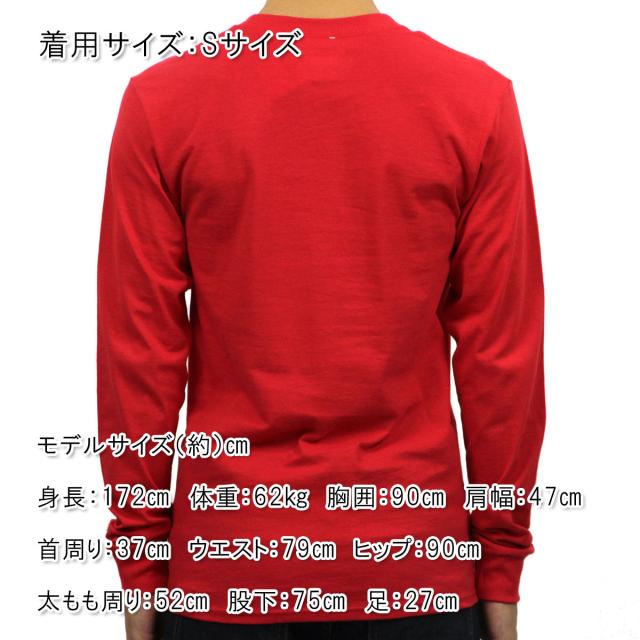 チャンピオン CHAMPION 正規品 メンズ 長袖Tシャツ L/S TEE T2229 Cotton Long Sleeve Tee W3J-TEAMREDSCARLET C logo on left sleeve