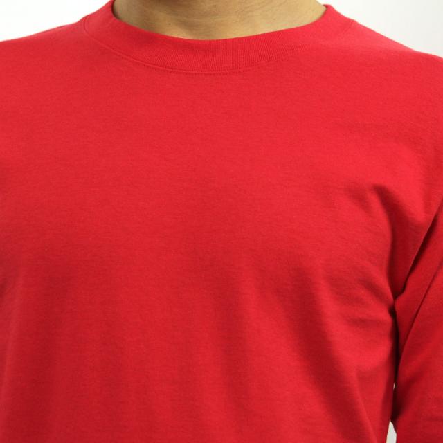 チャンピオン CHAMPION 正規品 メンズ 長袖Tシャツ L/S TEE T2229 Cotton Long Sleeve Tee W3J-TEAMREDSCARLET C logo on left sleeve