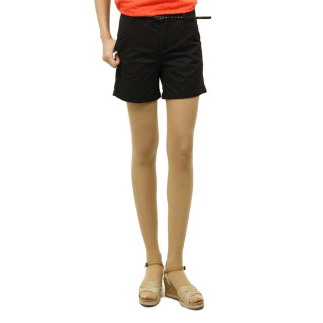 20%OFFクーポンセール 【利用期間 12/13 0:00〜12/19 9:59】 メゾンスコッチ MAISON SCOTCH 正規販売店 レディース ショートパンツ STRETCH CHINO SHORT 137002 8 BLACK クリスマス プレゼント ラッピング メゾンスコッチ MAISON SCOTCH 正規販売店 レディース ショートパンツ