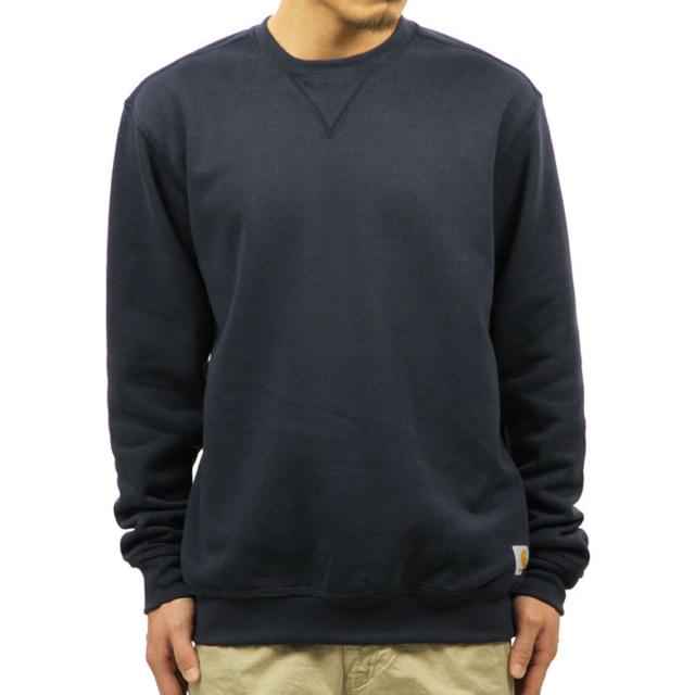 カーハート スウェット メンズ 正規品 CARHARTT トレーナー LOOSE FIT MIDWEIGHT 10.5oz CREWNECK SWEATSHIRT K124 472 NEW NAVY クリスマス プレゼント ラッピング