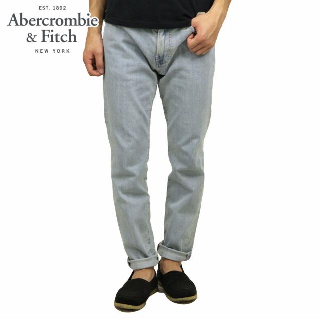 アバクロ ジーンズ メンズ 正規品 Abercrombie＆Fitch ストレート