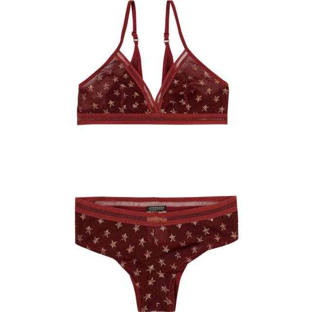 メゾンスコッチ MAISON SCOTCH 正規販売店 レディース ブラ＆ショーツセット LACE BRA AND PANTIES 147419 0501  クリスマス プレゼント ラッピング