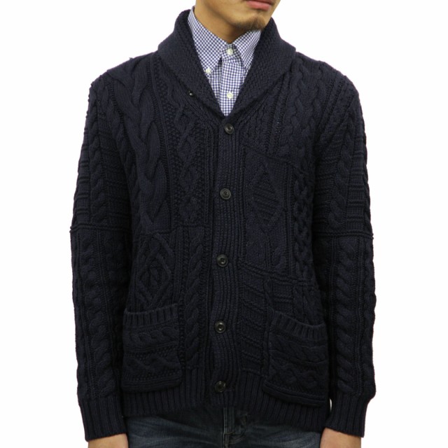 ポロ ラルフローレン セーター メンズ 正規品 POLO RALPH LAUREN カーディガン COTTON SHAWL-COLLAR  CARDIGAN DARK INDIGO