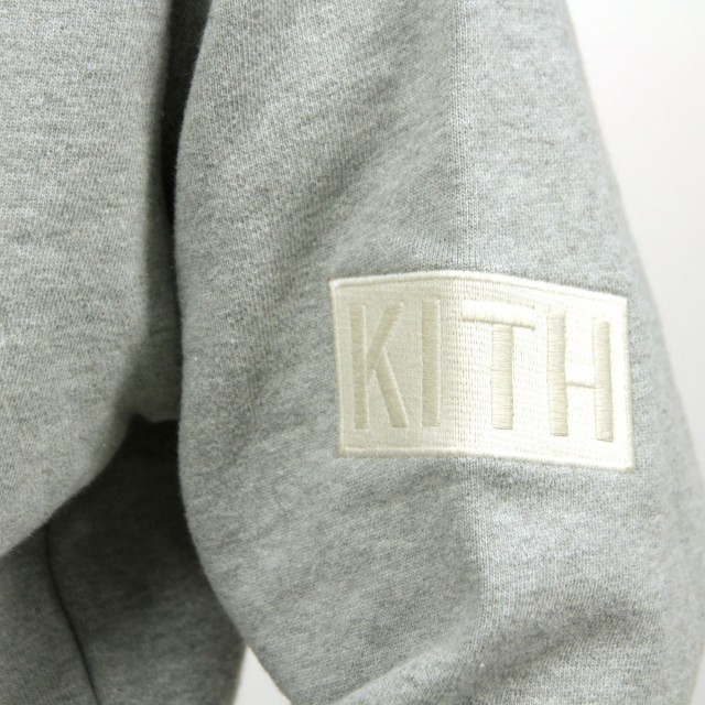 キス パーカー メンズ 正規品 KITH プルオーバーパーカー KITH WILLIAMS II HOODIE KH2221-103 HEATHER  GREY