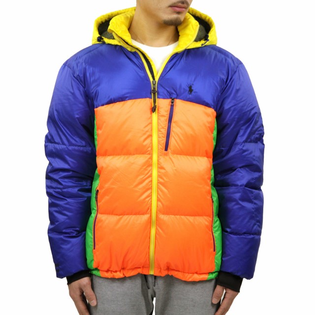 ポロ ラルフローレン ダウンジャケット メンズ 正規品 POLO RALPH LAUREN アウター フード付き ジャケット COLOUR-BLOCK  QUILTED SHELL H