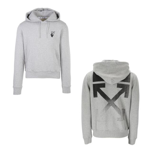 オフホワイト パーカー メンズ 正規品 OFF-WHITE プルオーバーパーカー