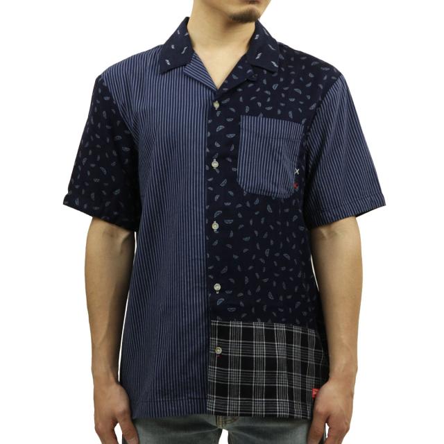 スコッチアンドソーダ メンズ 半袖シャツ 正規販売店 SCOTCH＆SODA 開襟シャツ アロハシャツ SHORT SLEEVE INDIG クリスマス プレゼント ラッピング スコッチアンドソーダ メンズ 半袖シャツ 正規販売店 SCOTCH＆SODA