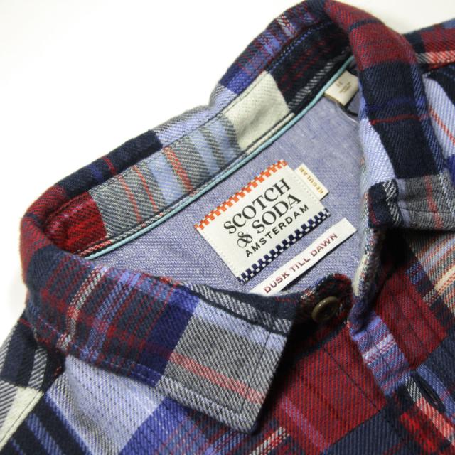 スコッチアンドソーダ メンズ ネルシャツ 正規販売店 SCOTCH＆SODA