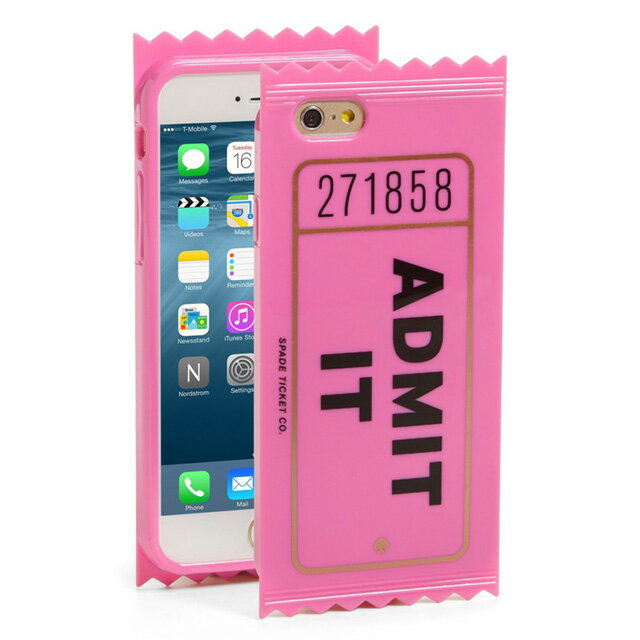 ケイト・スペード kate spade NEW YORK シリコン アイフォン6 アイフォン6s ケース アドミット イット IPHONE CASES ADMIT IT - 6 認めにくいことだけど… iphoneケースです！