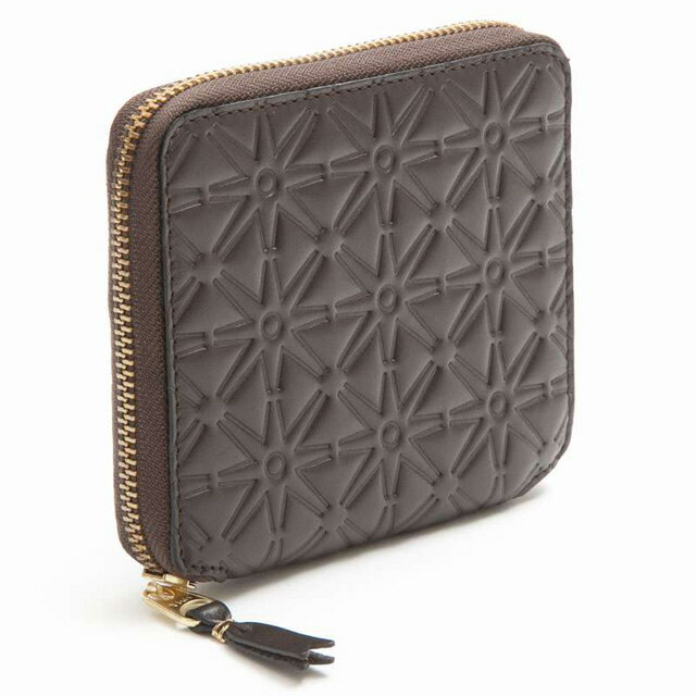 コムデギャルソン 財布 ラウンドファスナー 爆安 二つ折り メンズ レディース 小銭入れあり 小銭入れ付き ブラウン ブランド 使いやすい