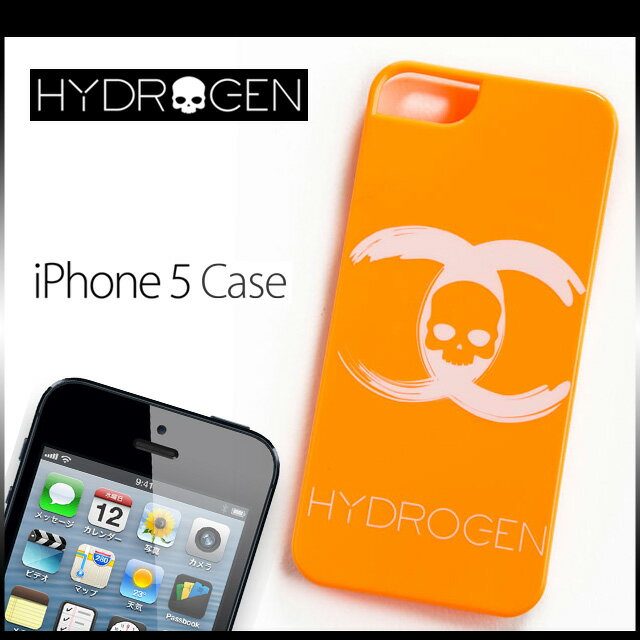 スマートフォン・携帯電話 HYDROGEN スカルデザイン iPhoneケース
