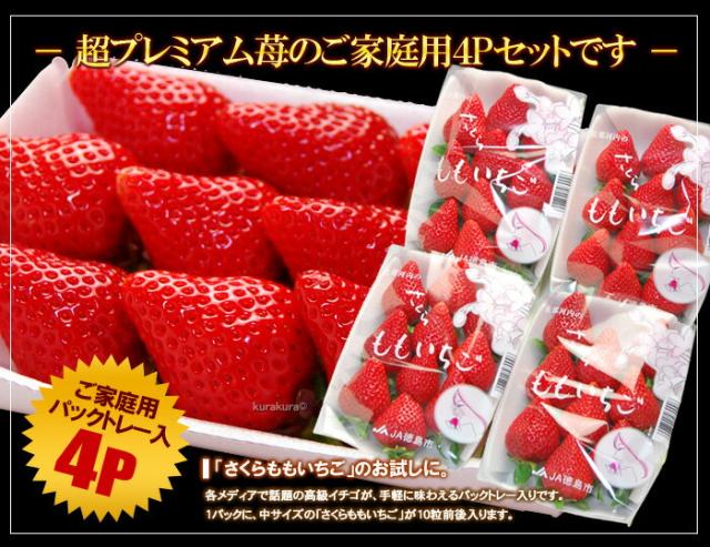 さくらももいちご4パックセット