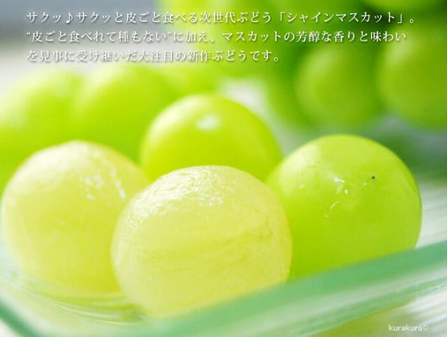 シャインマスカットの果肉