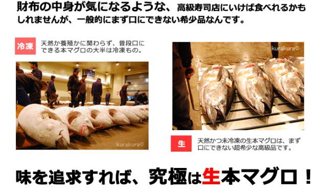 究極は生マグロ